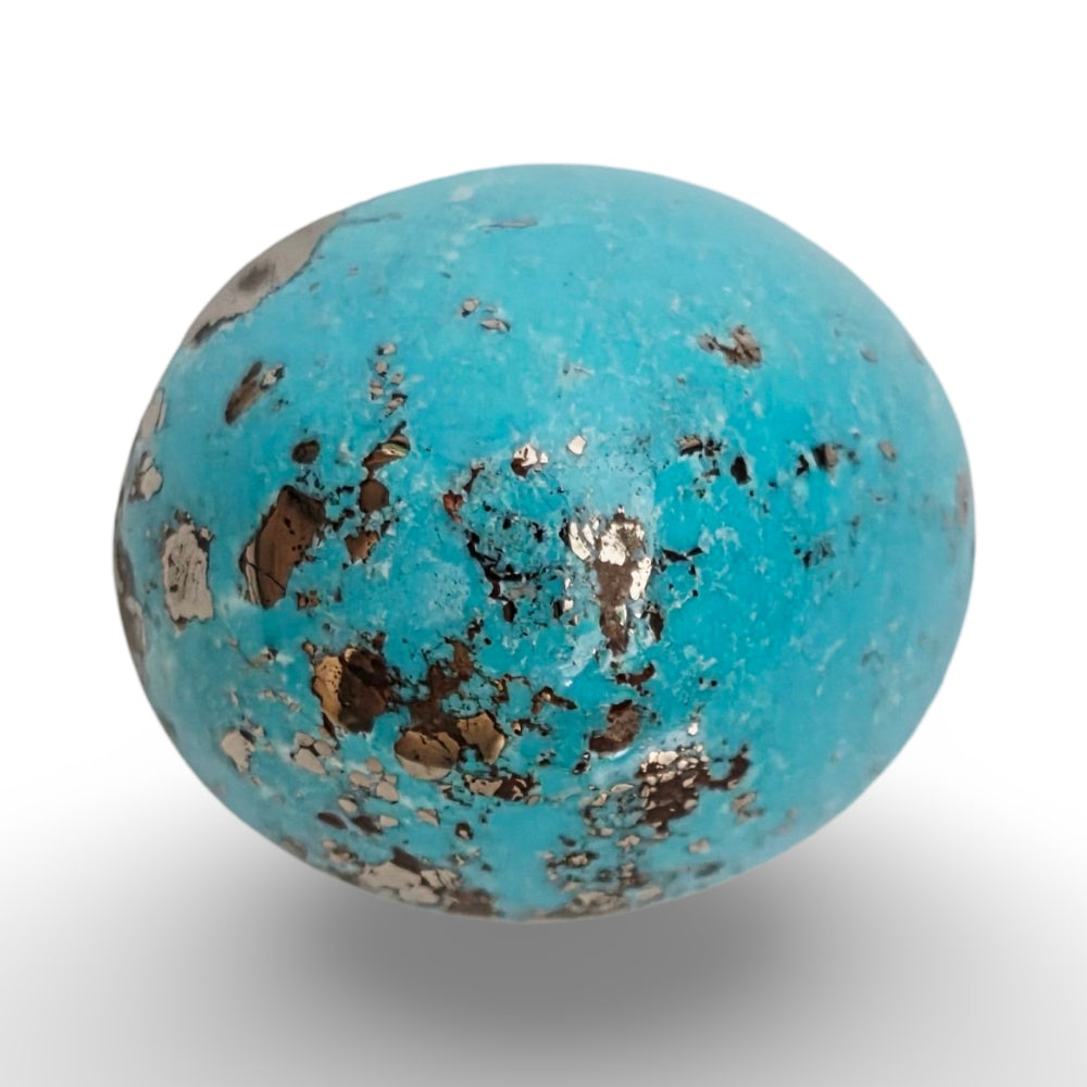 Pyrite feroza turquoise