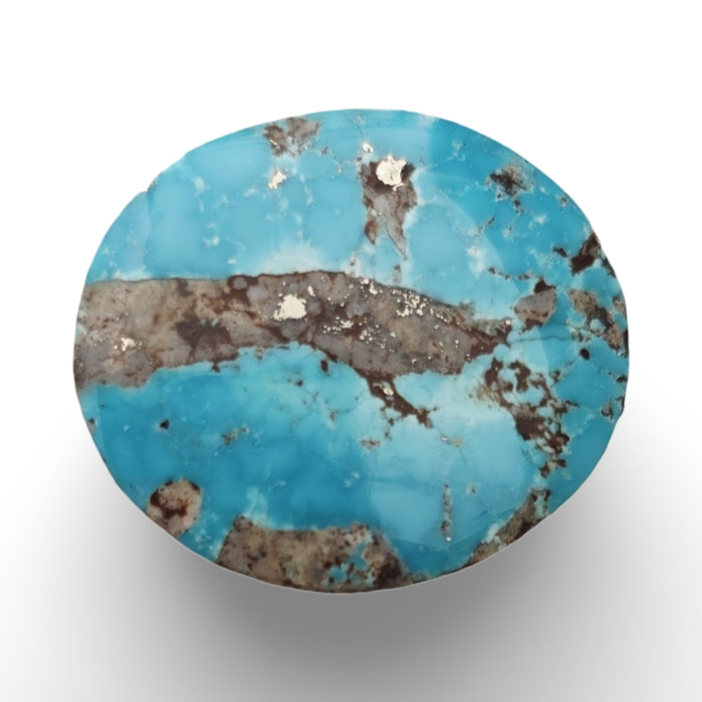Pyrite feroza turquoise