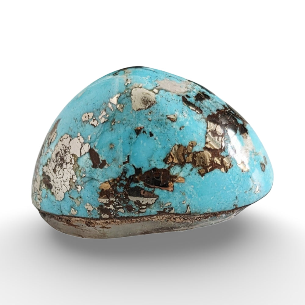 Pyrite feroza turquoise
