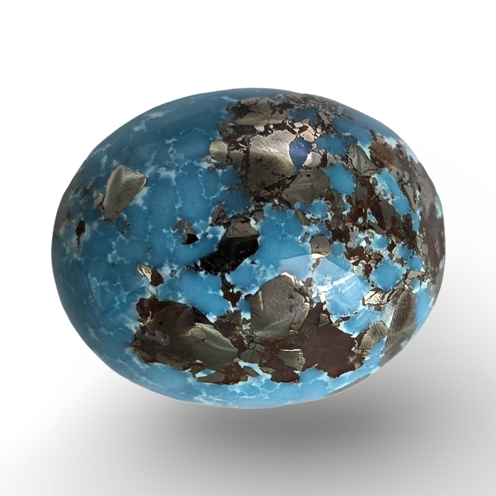 Pyrite feroza turquoise