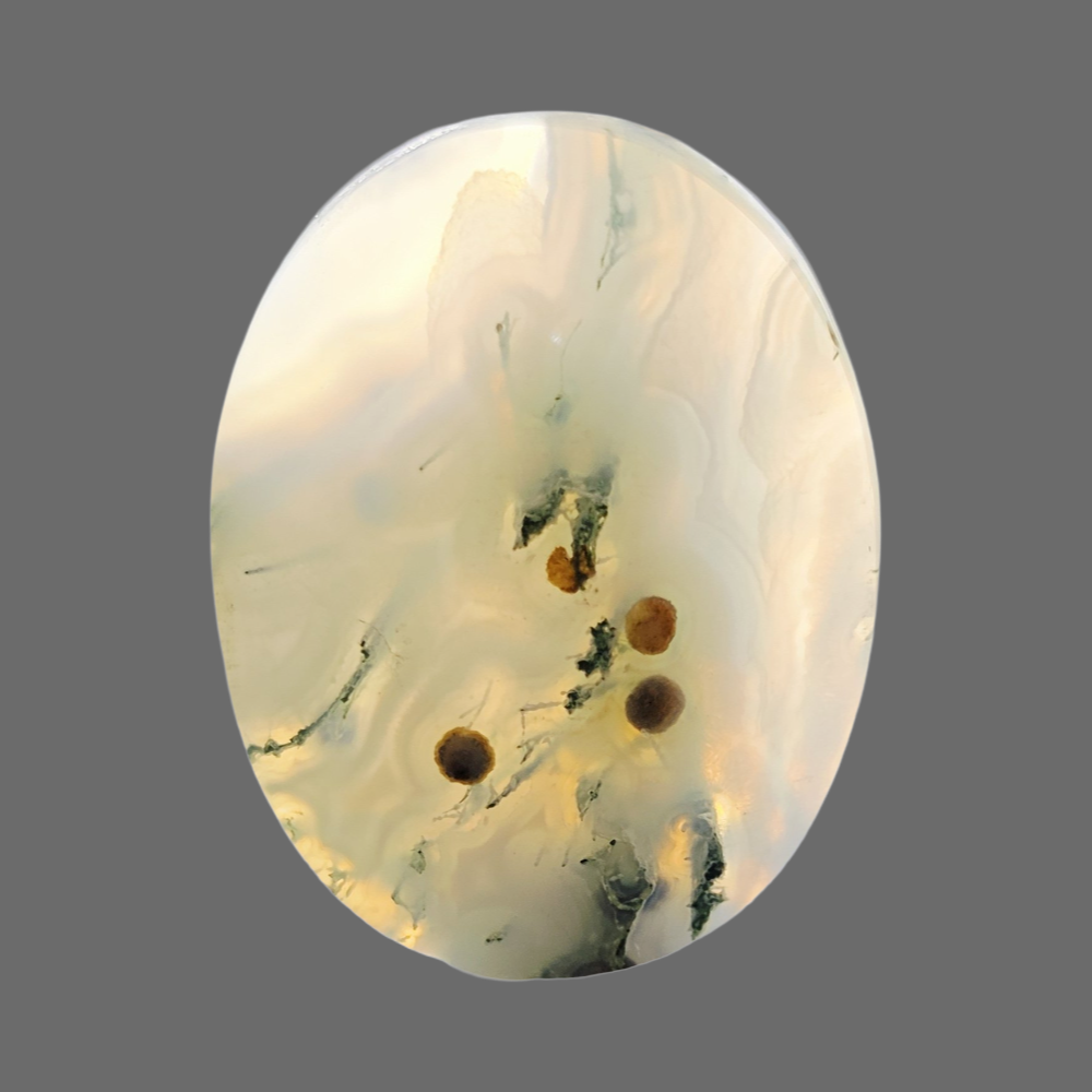 (العقيق الطحلبي)
Moss Yemeni Agate 6.47 gram