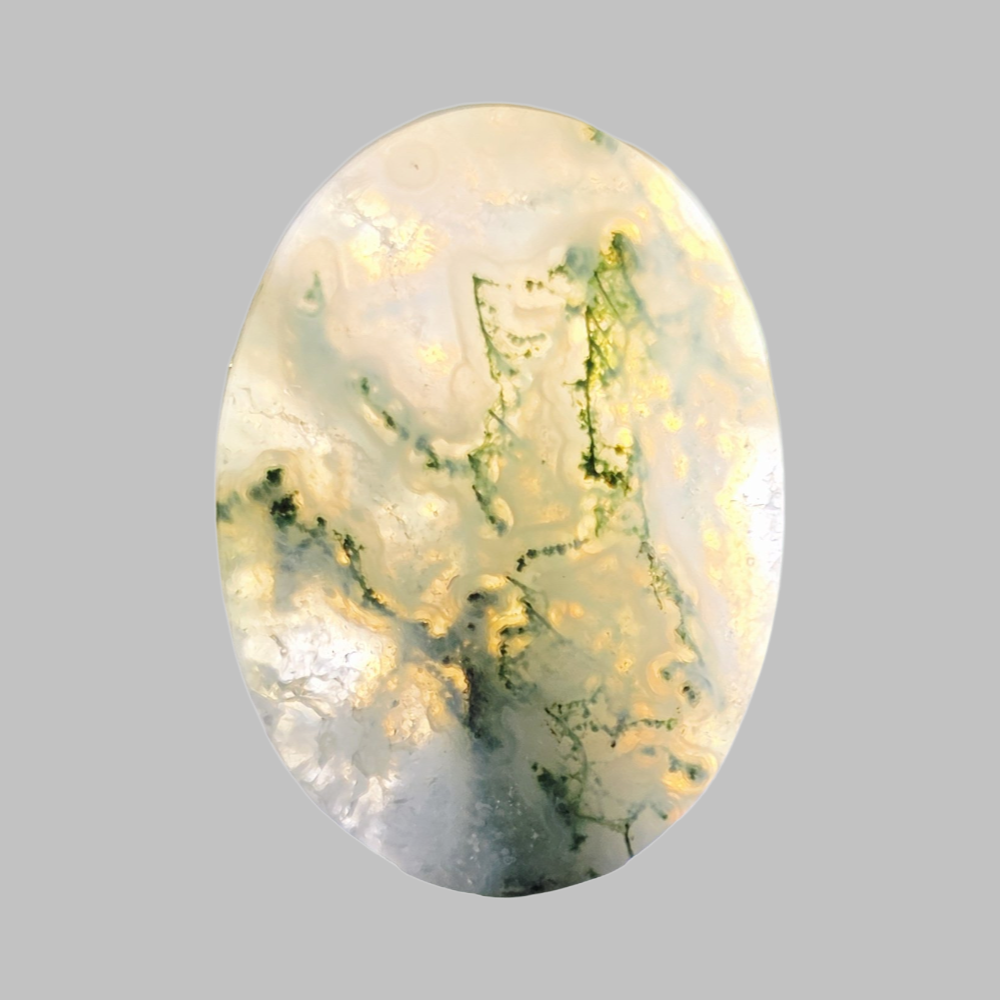 (العقيق الطحلبي)
Moss Yemeni Agate 2.40 gram