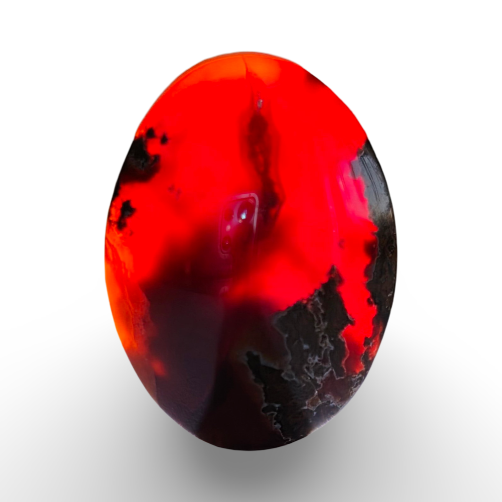 (عقيق يماني خريطة كبدية)
Yemeni Liver Map Agate 5.06 gram