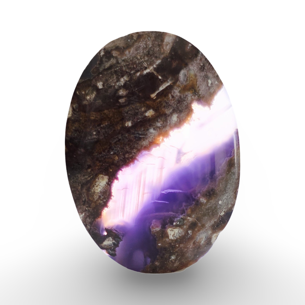 (عقيق يماني خريطة بنفسجي)
Purple Map Yemeni Agate 5.75 gram