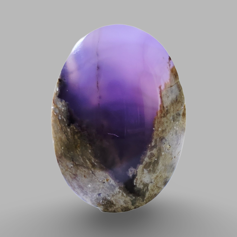 (عقيق يماني خريطة بنفسجي)
Purple Map Yemeni Agate 3.09 gram