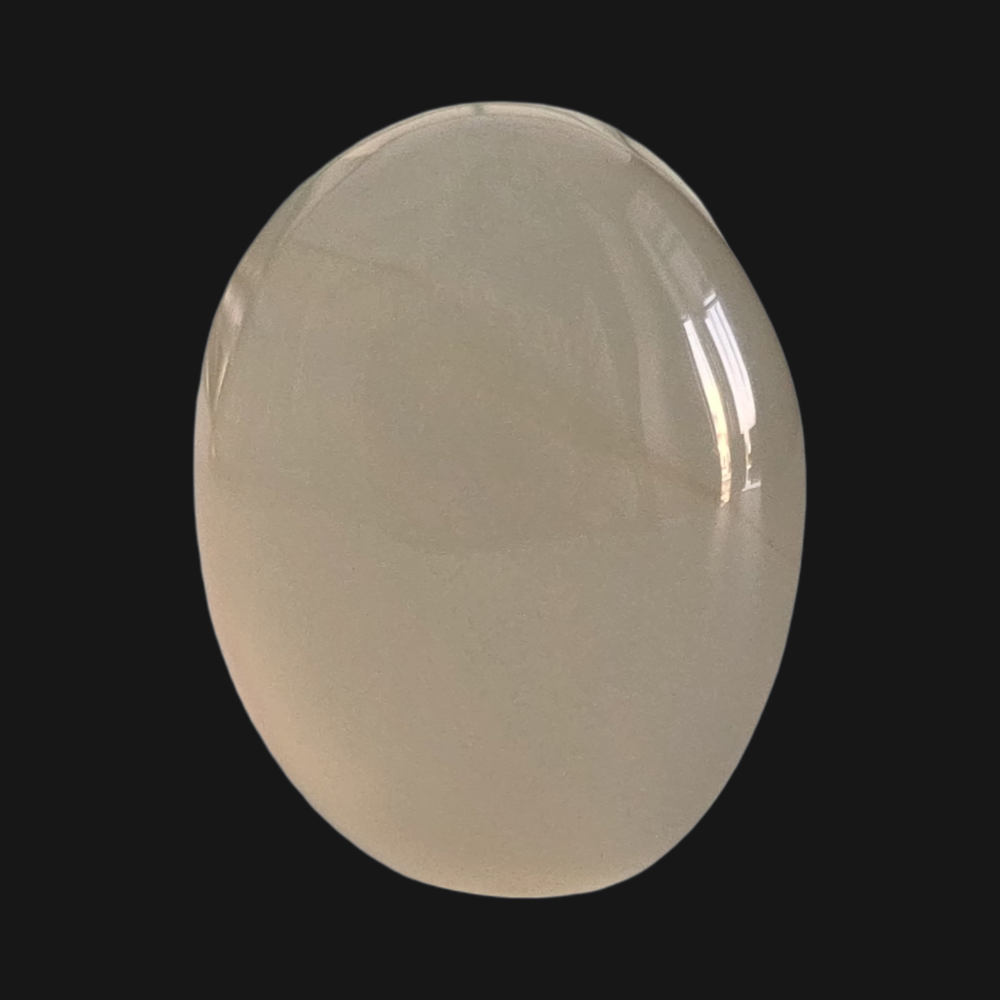 العقيق اليماني الأبيض الشفاف الطبيعي
Natural White Yemeni Agate 16.31 gram