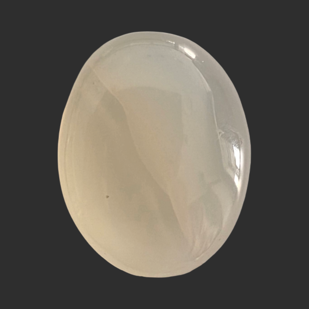 العقيق اليماني الأبيض الشفاف الطبيعي
Natural White Yemeni Agate 4.31 gram