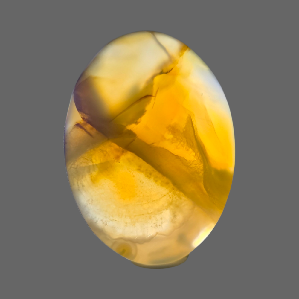 العقيق المصوَّر اليماني الطبيعي
Natural Yemeni Picture Agate (Aqeeq Musawwar) 4.20 gram