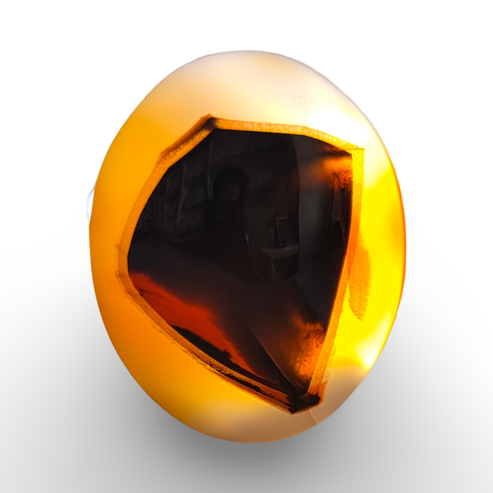 العقيق المصوَّر اليماني الطبيعي
Natural Yemeni Picture Agate (Aqeeq Musawwar) 7.35 gram