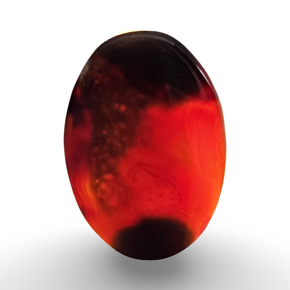 العقيق اليماني الطبيعي الكبدي
Natural Liver Yemeni Aqeeq 1.33 gram