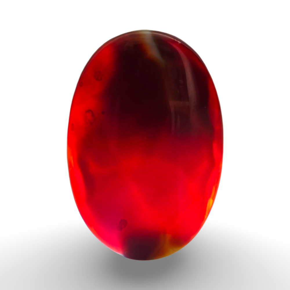 العقيق اليماني الطبيعي الكبدي
Natural Liver Yemeni Aqeeq 5.32 gram