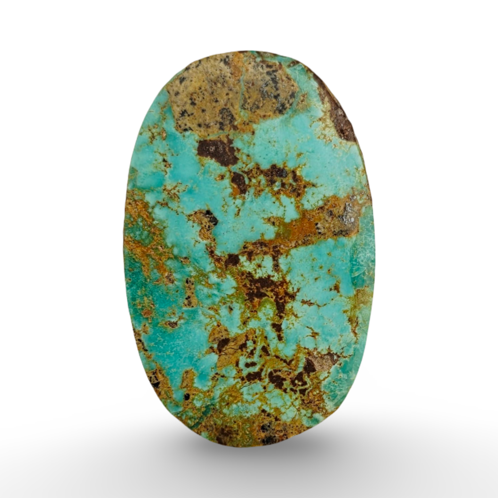 Light Blue-Green Natural Nishapuri Turquoise (Feroza) 3.54 gram