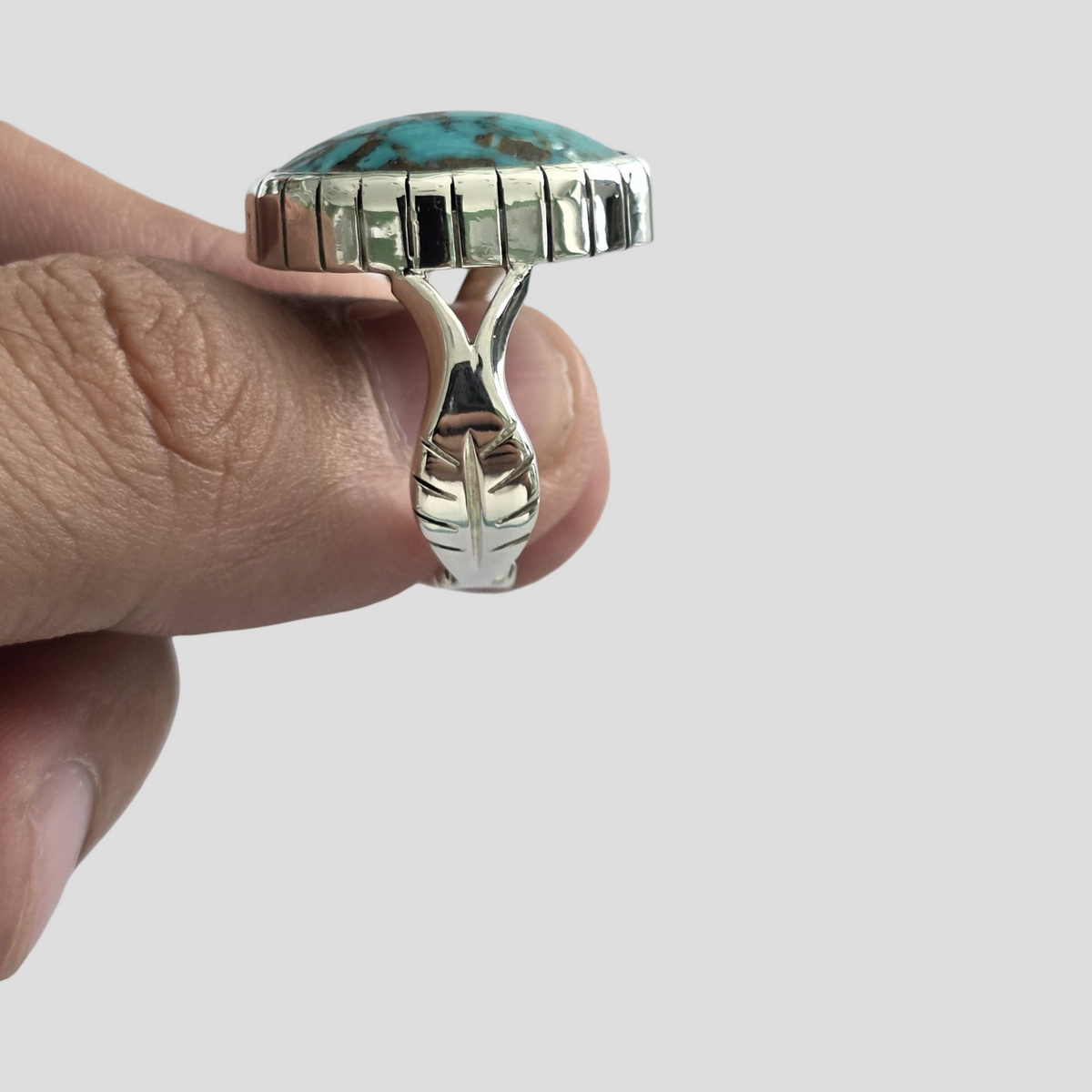Nishapuri Turquoise Ring