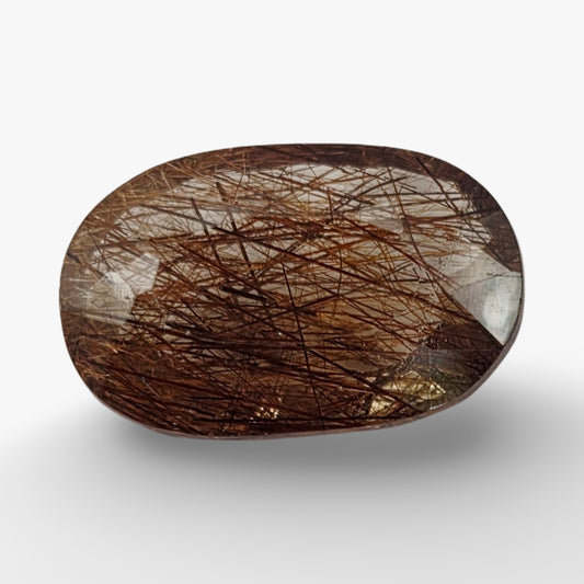 Brown rutile quartz