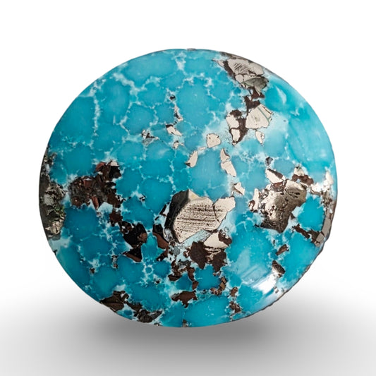 Pyrite feroza turquoise