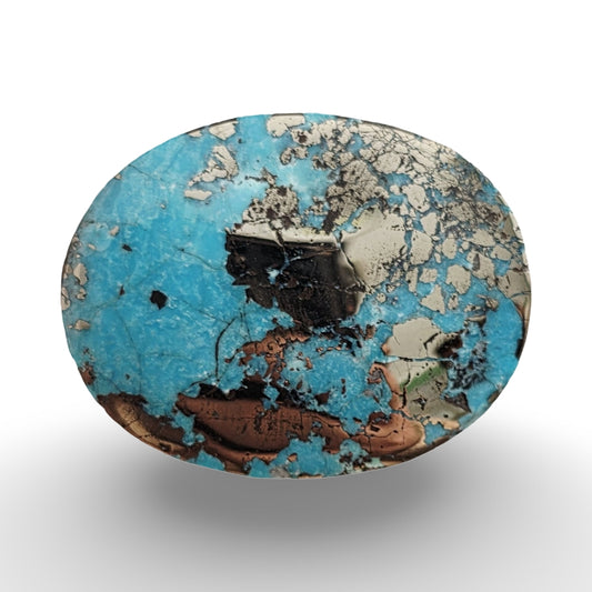 Pyrite feroza turquoise