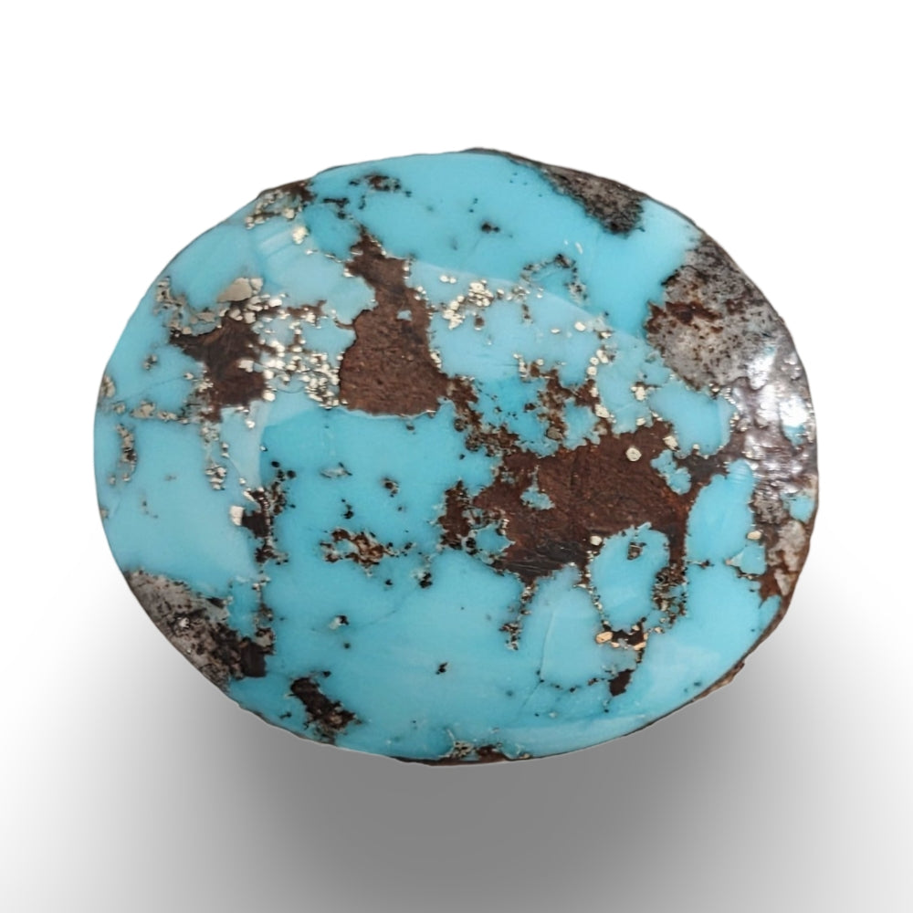 Pyrite feroza turquoise