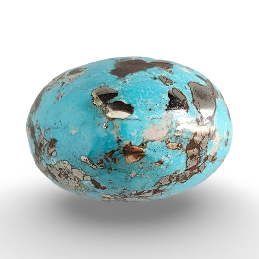 Pyrite feroza turquoise