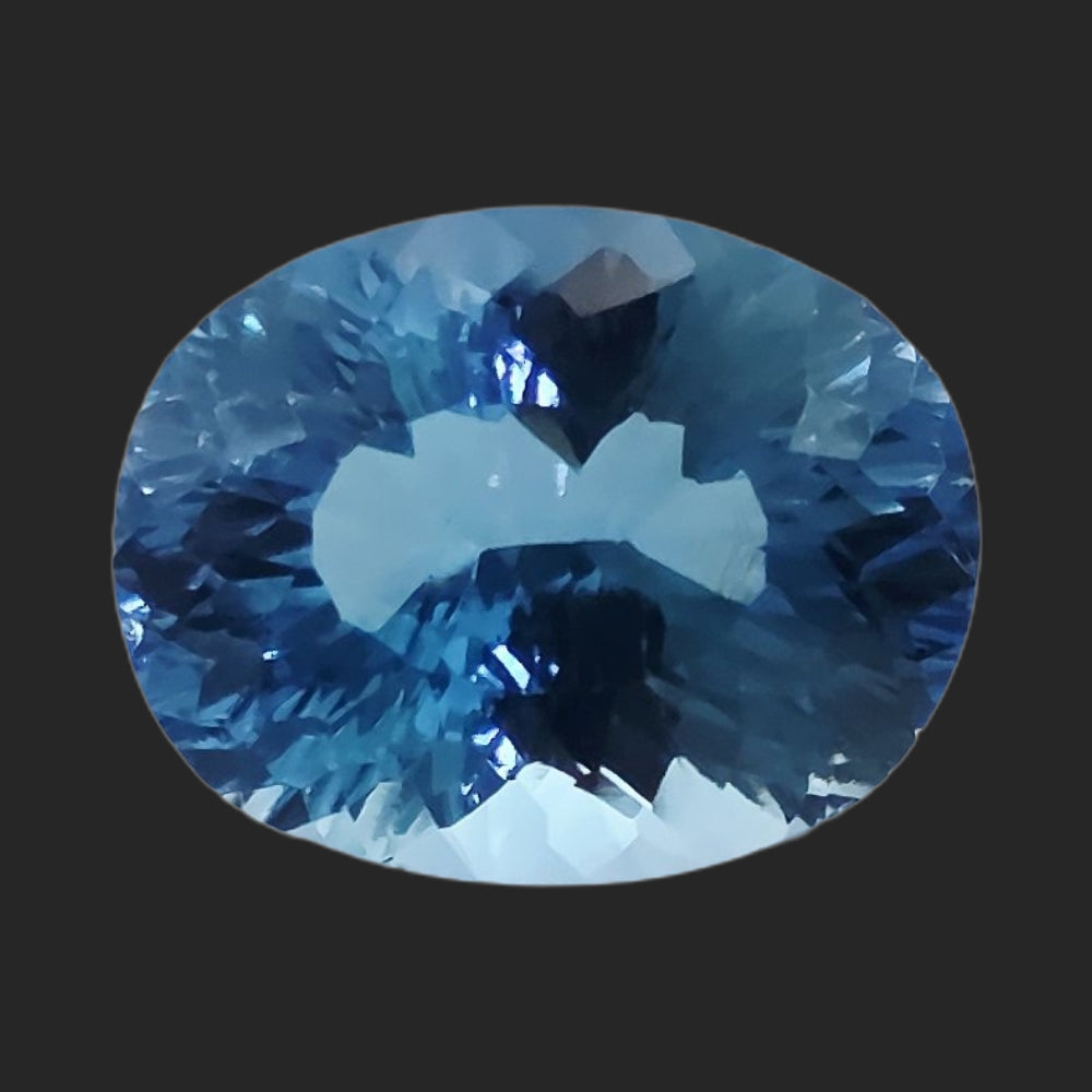 Swiss Blue Topaz (Laser Cut) 9.5 carat