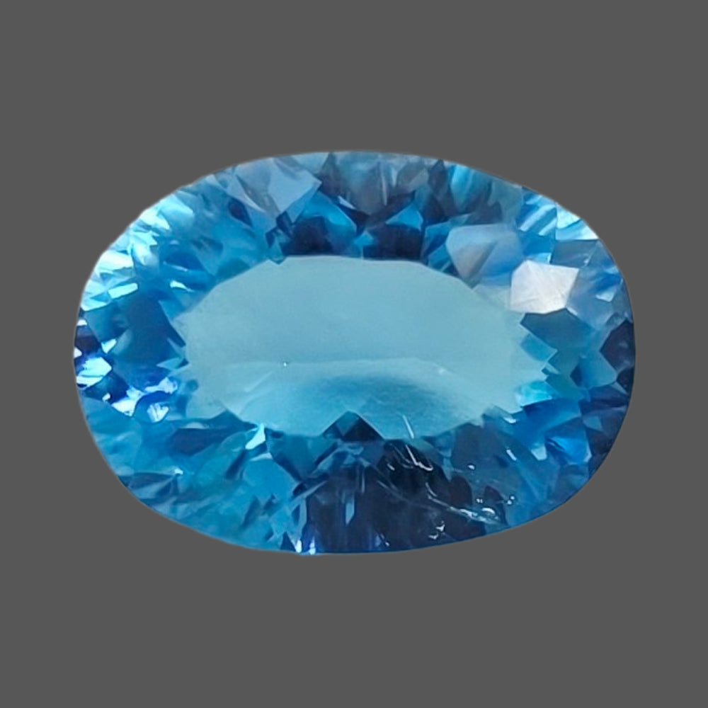 Swiss Blue Topaz (Laser Cut) 6.25 carat