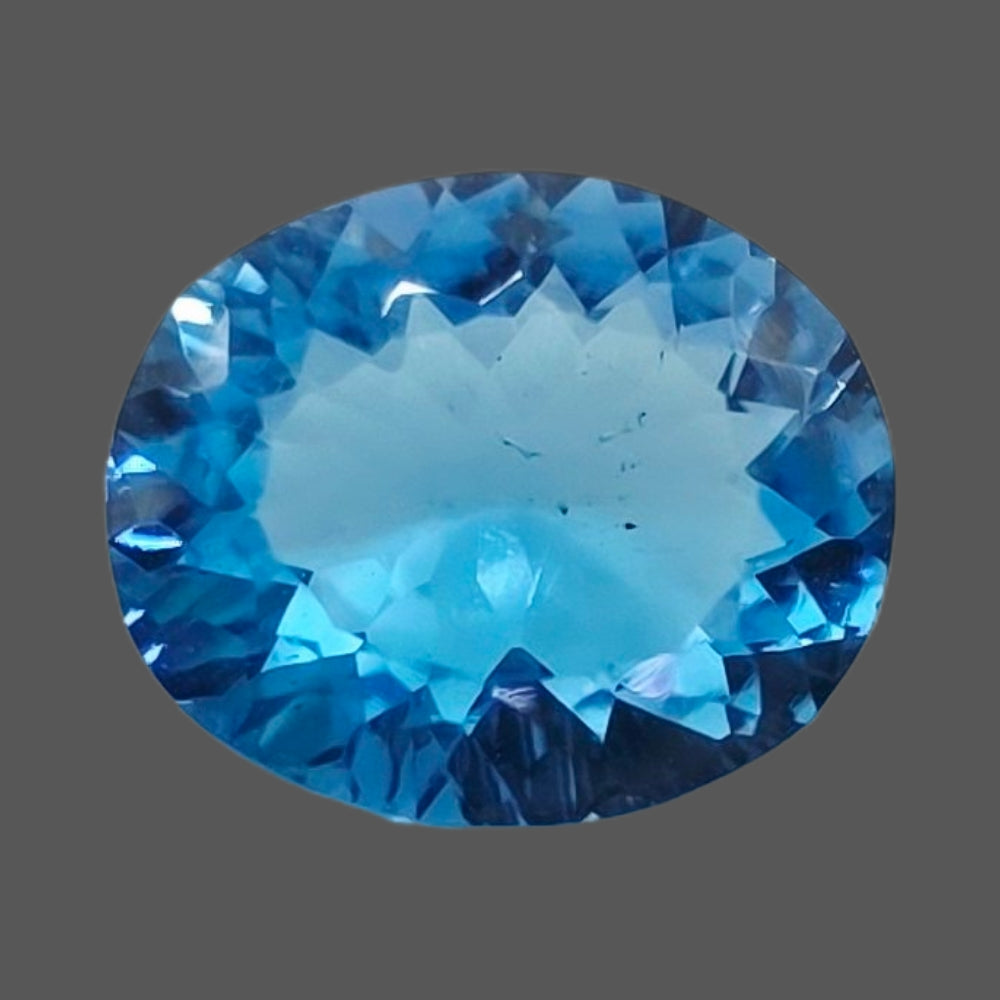 Swiss Blue Topaz(Laser Cut) 4.70 carat