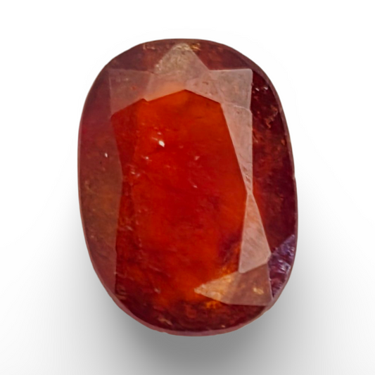 Hessonite Garnet (Gomed) 6.80 carst