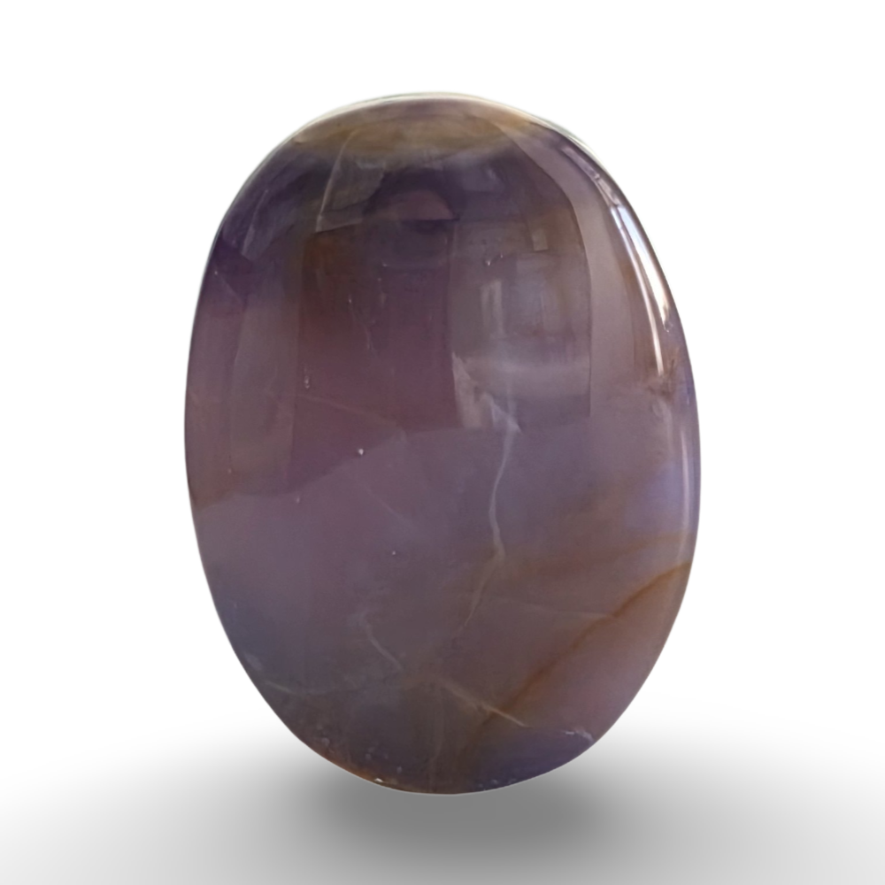 (عقيق يماني بنفسجي وزعفراني)
Purple & Saffron Yemeni Agate