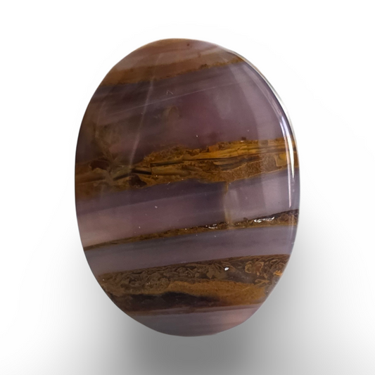 (عقيق يماني بنفسجي وزعفراني)
Purple & Saffron Yemeni Agate 4.47 gram