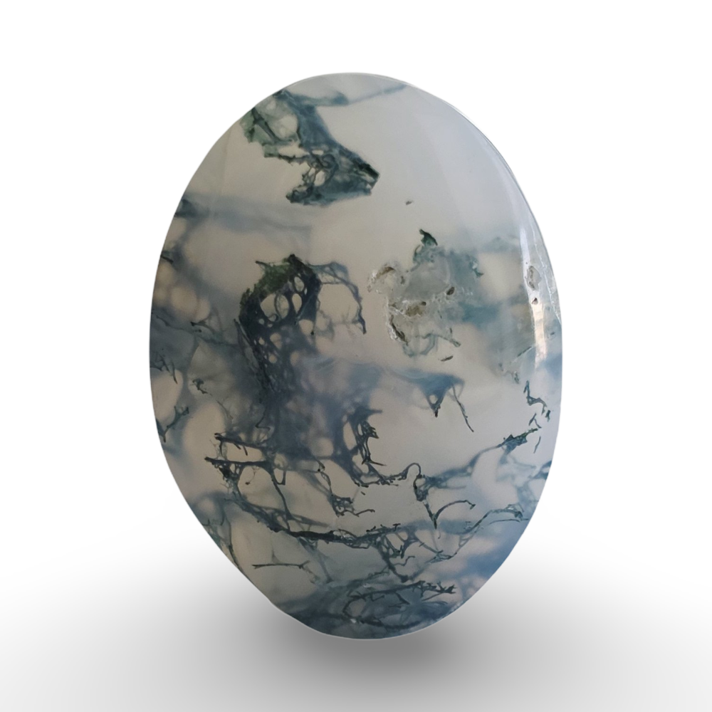 (العقيق الطحلبي) 
 Moss Yemeni Agate 4.30 gram