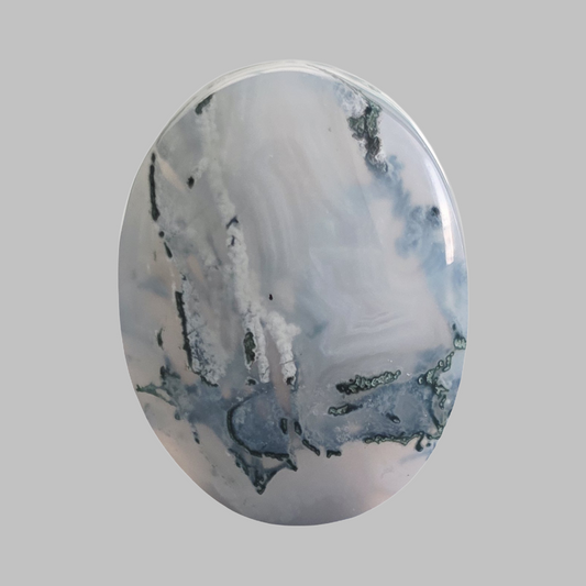 (العقيق الطحلبي) 
 Moss Yemeni Agate 3.01 gram