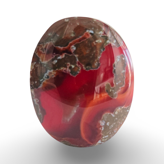 (عقيق يماني خريطة كبدية)

Yemeni Liver Map Agate 8.26 gram