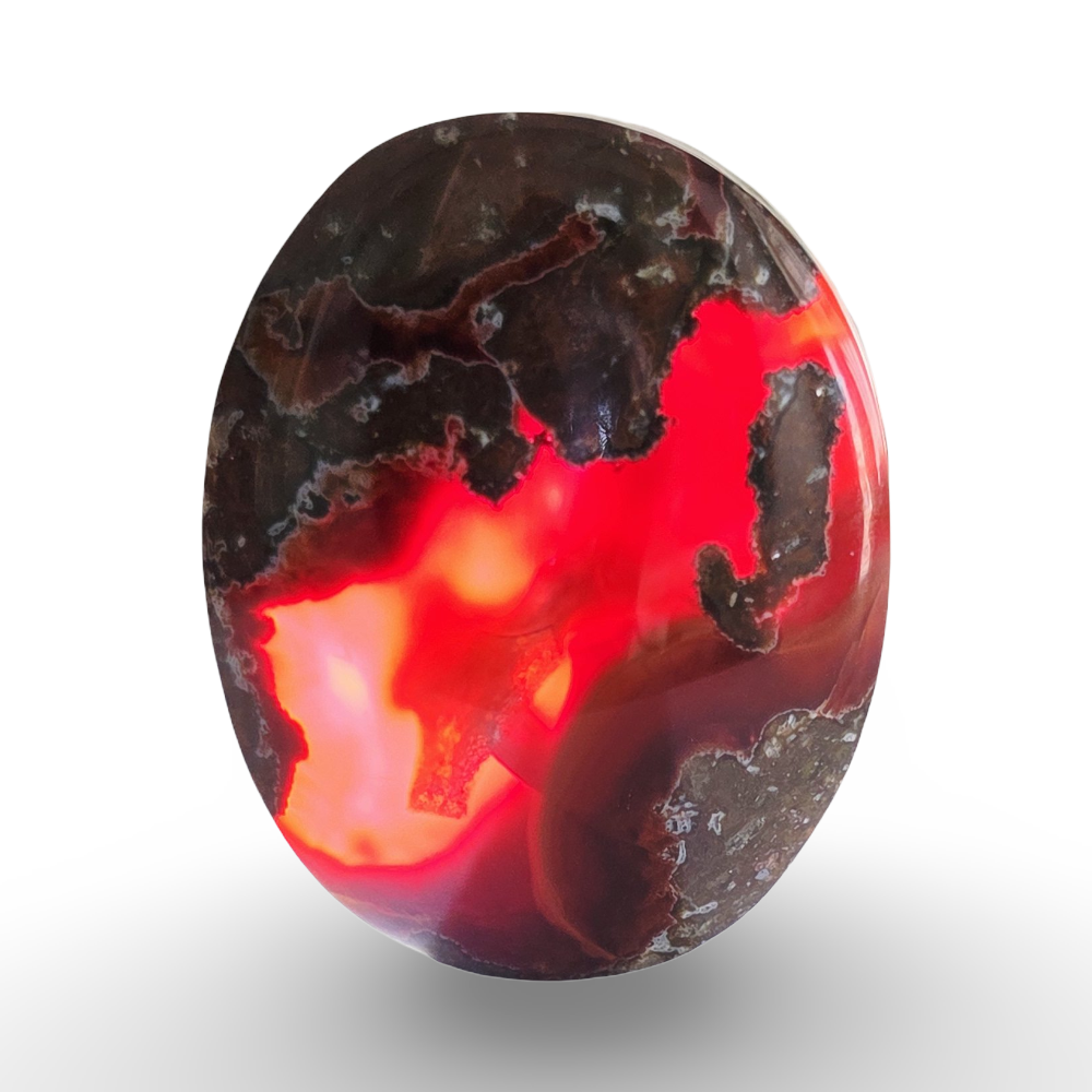 (عقيق يماني خريطة كبدية)

Yemeni Liver Map Agate 8.26 gram