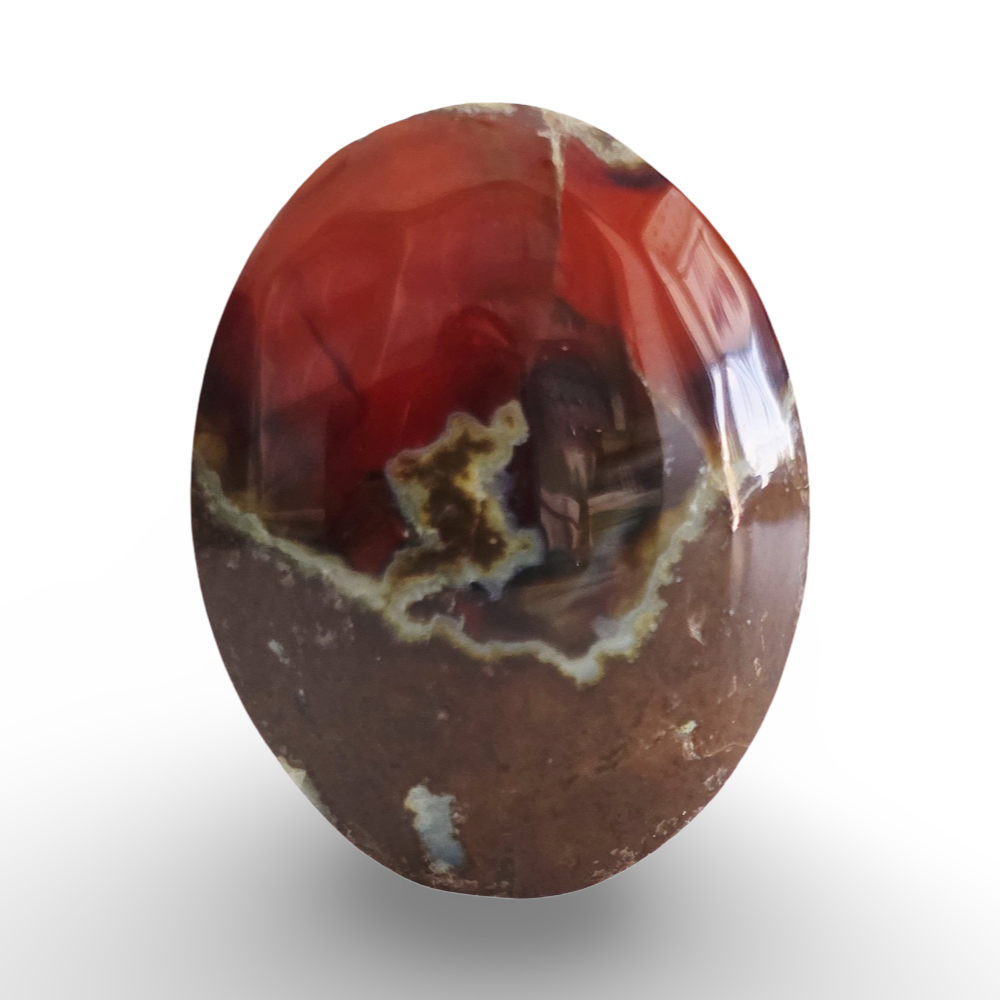 (عقيق يماني خريطة كبدية)

Yemeni Liver Map Agate 4.19 gram