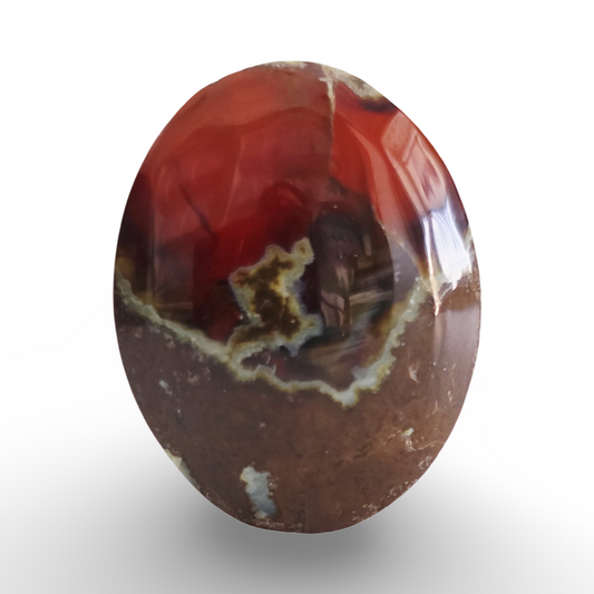 (عقيق يماني خريطة كبدية)

Yemeni Liver Map Agate 4.19 gram