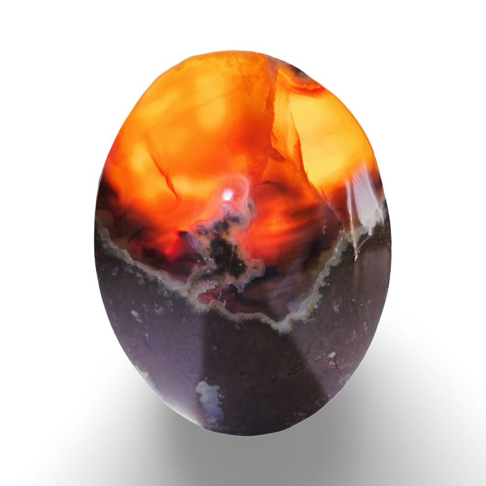 (عقيق يماني خريطة كبدية)

Yemeni Liver Map Agate 4.19 gram