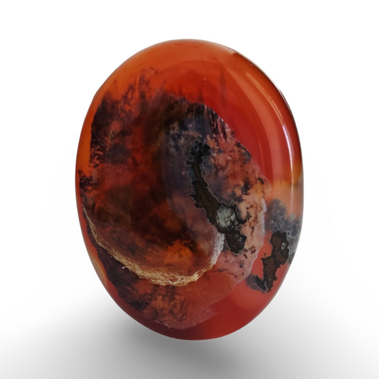 (عقيق يماني خريطة كبدية)

Yemeni Liver Map Agate 4.36 gram