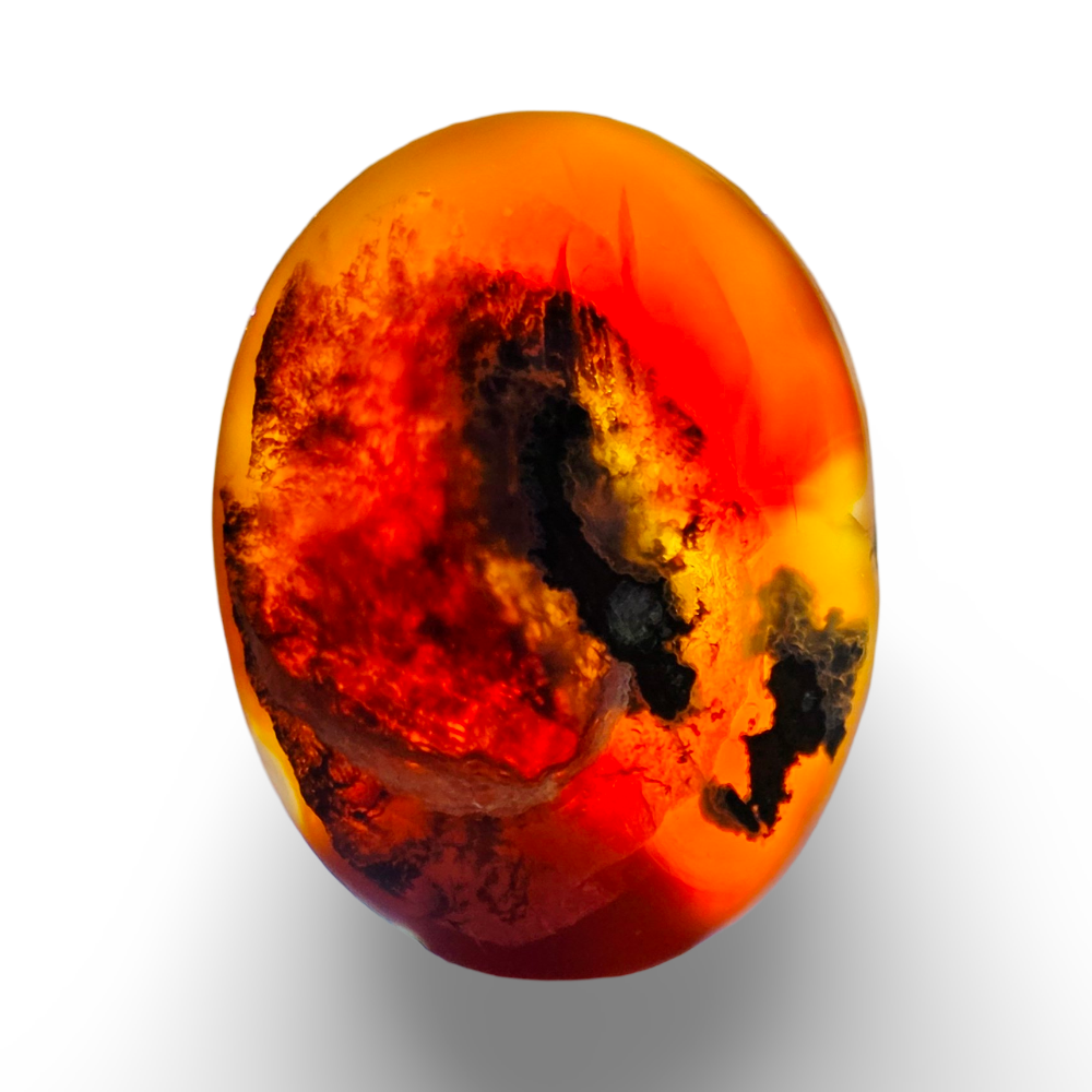 (عقيق يماني خريطة كبدية)

Yemeni Liver Map Agate 4.36 gram