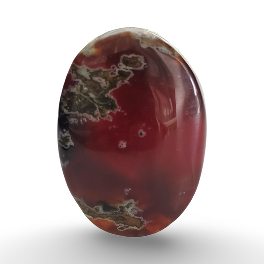 (عقيق يماني خريطة كبدية)

Yemeni Liver Map Agate 3.43 gram