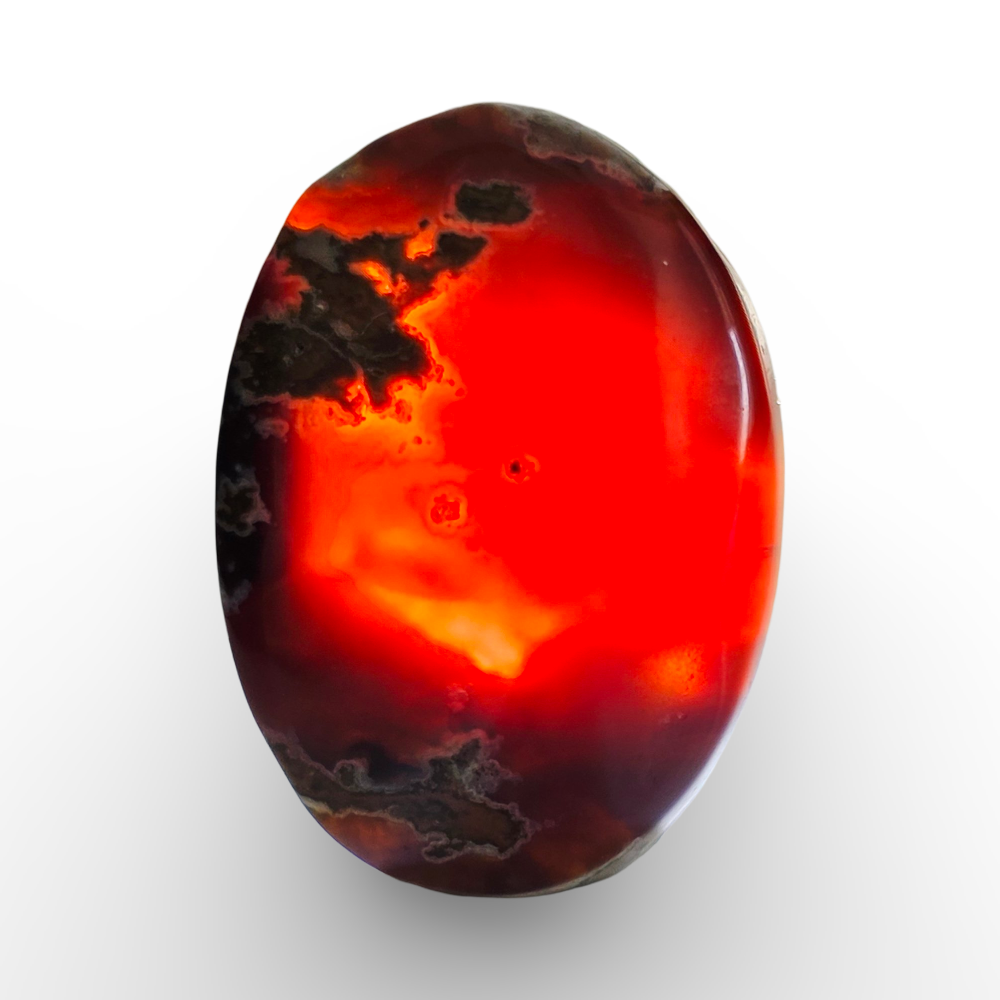 (عقيق يماني خريطة كبدية)

Yemeni Liver Map Agate 3.43 gram