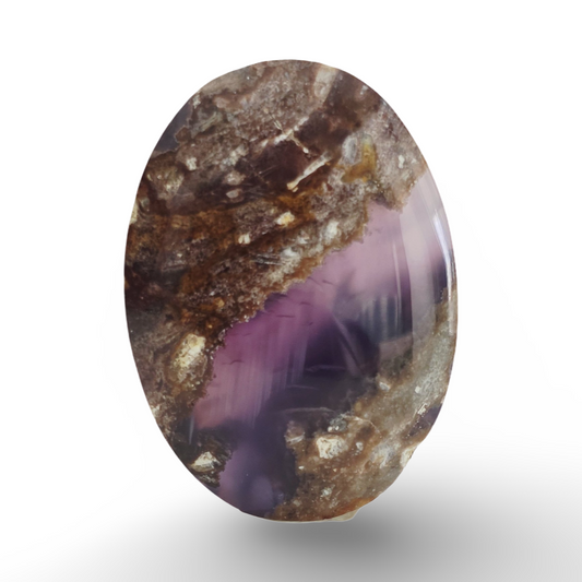 (عقيق يماني خريطة بنفسجي)

 Purple Map Yemeni Agate 5.75 gram