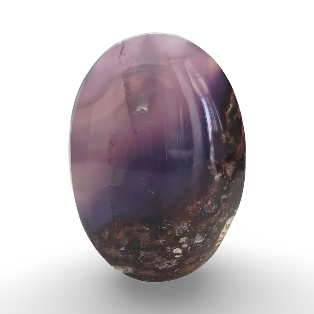 (عقيق يماني خريطة بنفسجي)

 Purple Map Yemeni Agate 5.67 gram