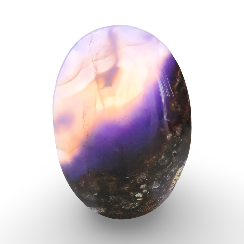 (عقيق يماني خريطة بنفسجي)

 Purple Map Yemeni Agate 5.67 gram