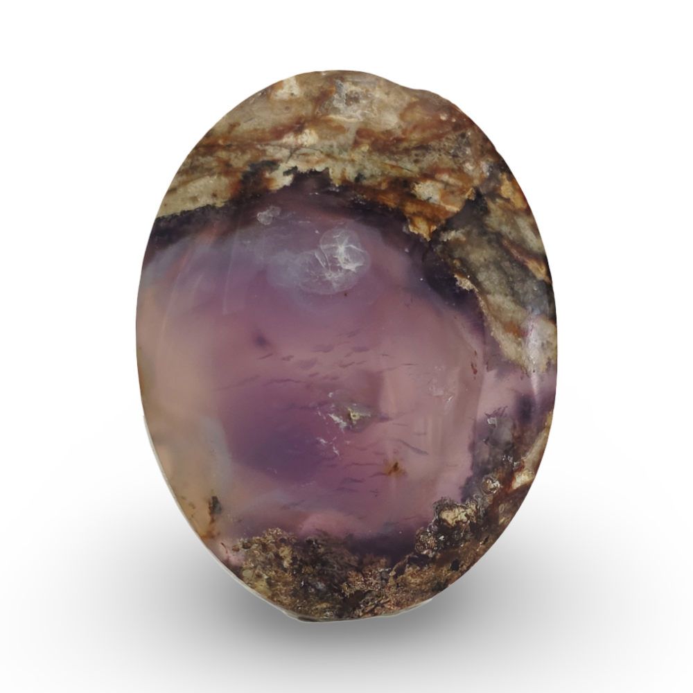 (عقيق يماني خريطة بنفسجي)

 Purple Map Yemeni Agate 4.86 gram