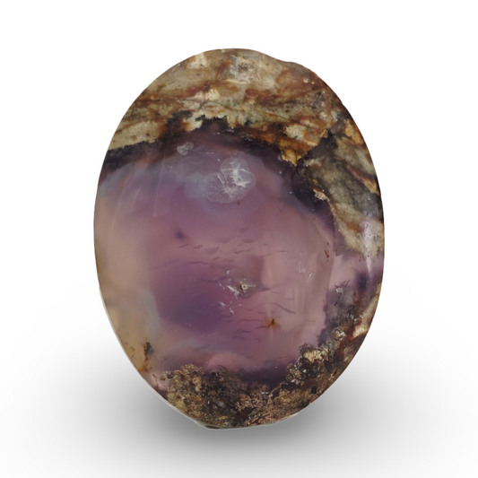 (عقيق يماني خريطة بنفسجي)

 Purple Map Yemeni Agate 4.86 gram