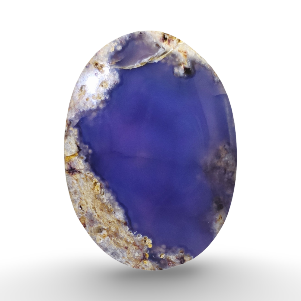 (عقيق يماني خريطة بنفسجي)

 Purple Map Yemeni Agate 5.80 gram