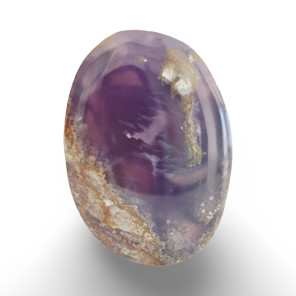 (عقيق يماني خريطة بنفسجي)

 Purple Map Yemeni Agate 4.45 gram