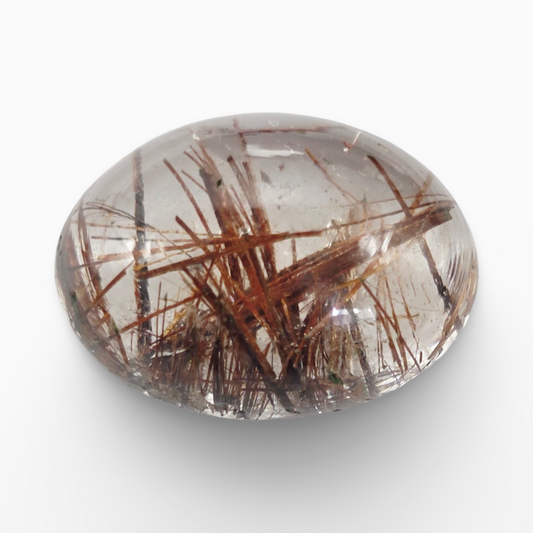 Brown Rutile Quartz cabochon 21.90 carat