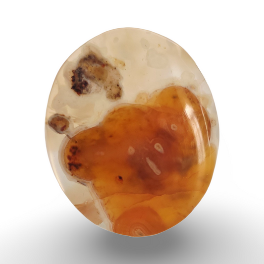 حجر عقيق المشمشي الطبيعي اليماني

Natural Yemeni Apricot Agate Stone 2.17 gram