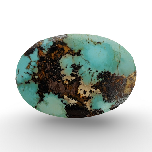 Light Blue-Green Natural Nishapuri Turquoise (Feroza) 3.40 gram