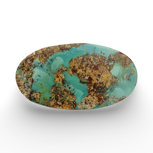 Light Blue-Green Natural Nishapuri Turquoise (Feroza) 3.87 gram